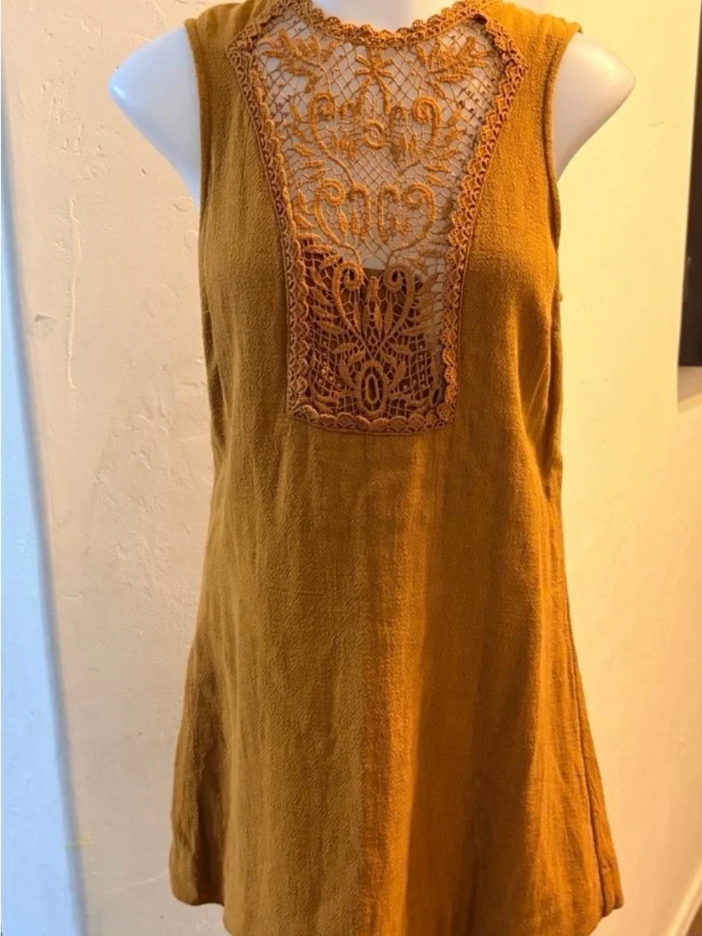 Free People Brown Slip Dress